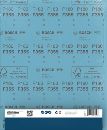 Rodillo de lijado Bosch PRO C355 G180, hoja de 230x280 mm.